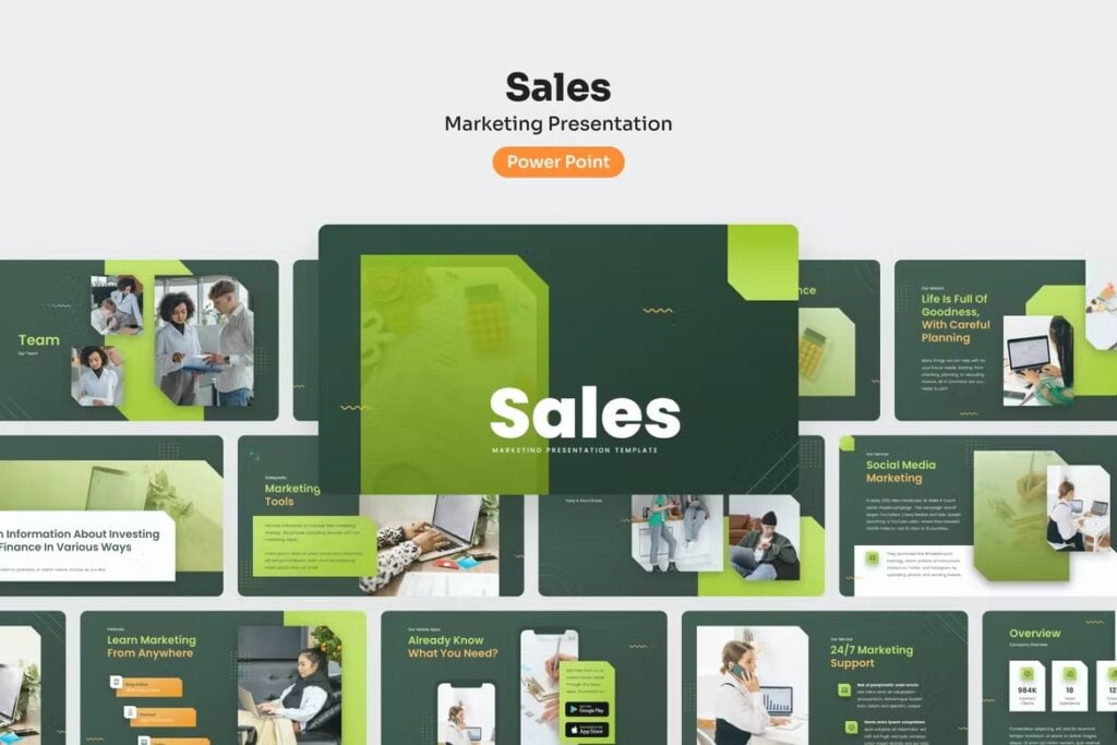 presentation of sales and marketing