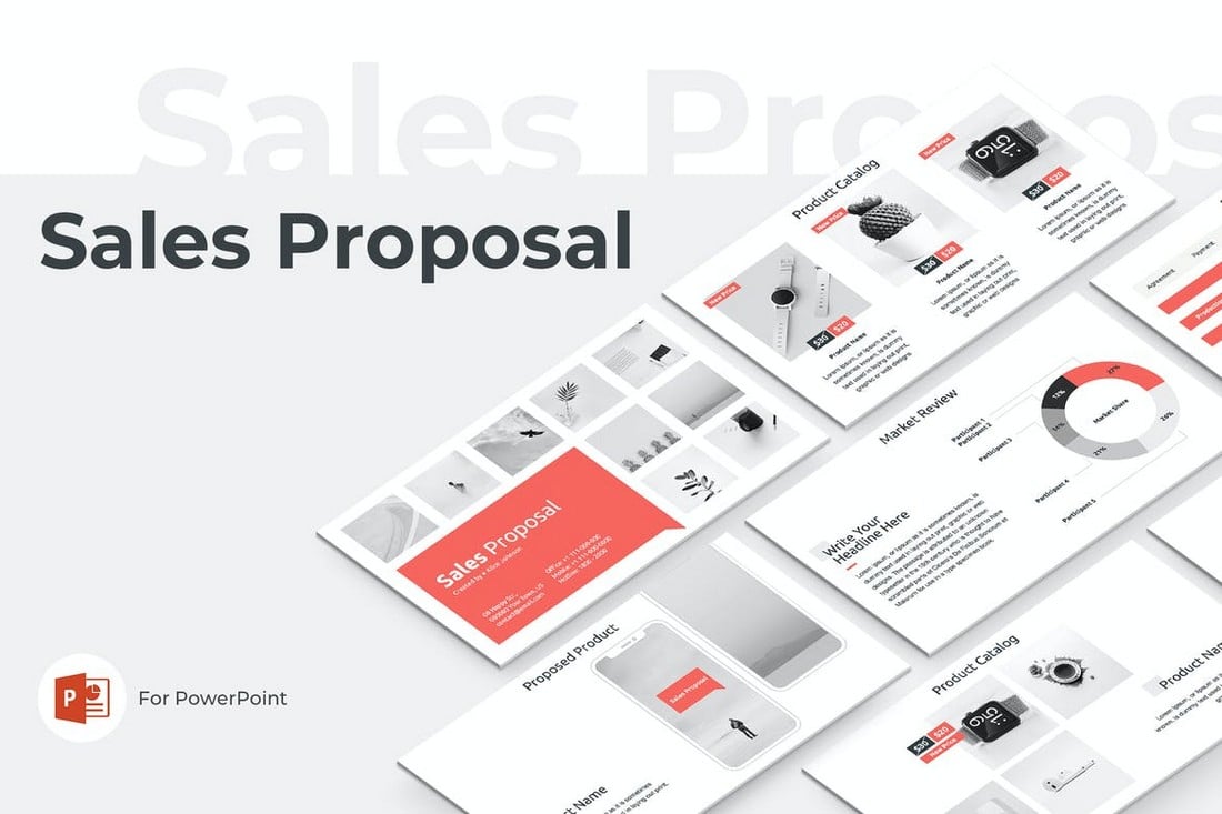 Sales-Proposal-PowerPoint-Template 25+ Startup & Business Proposal PowerPoint Templates 2021 design tips 