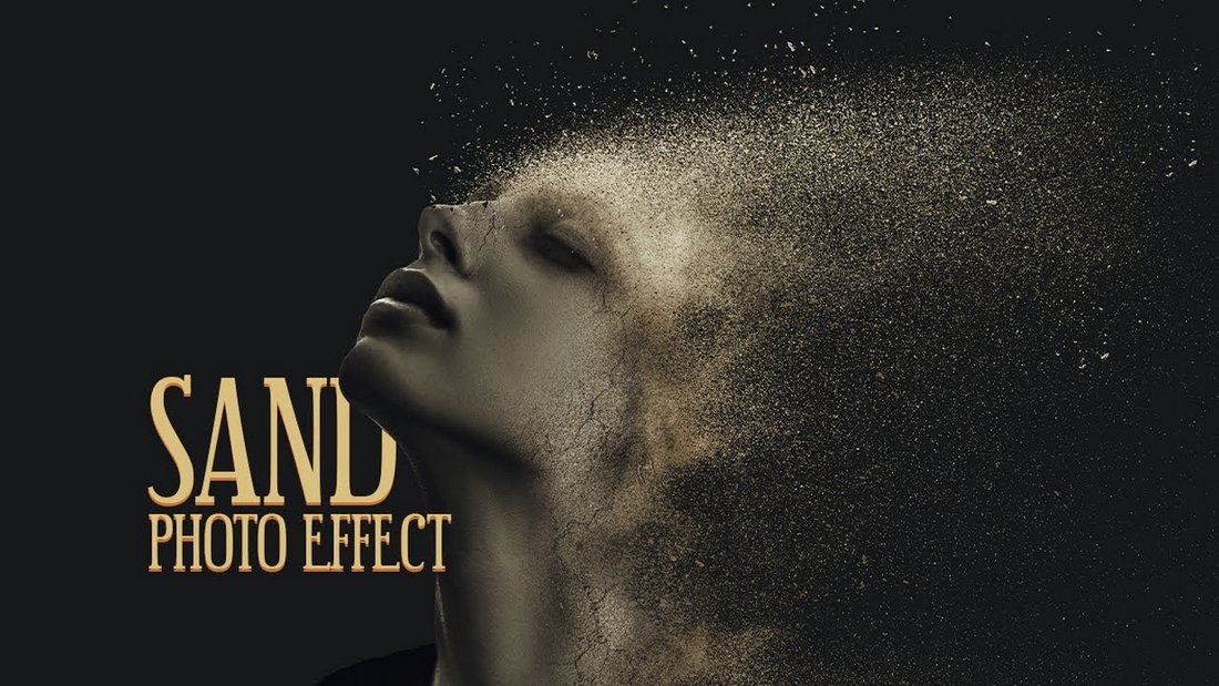 Sand Dispersion Photo Effect Photoshop Tutorial