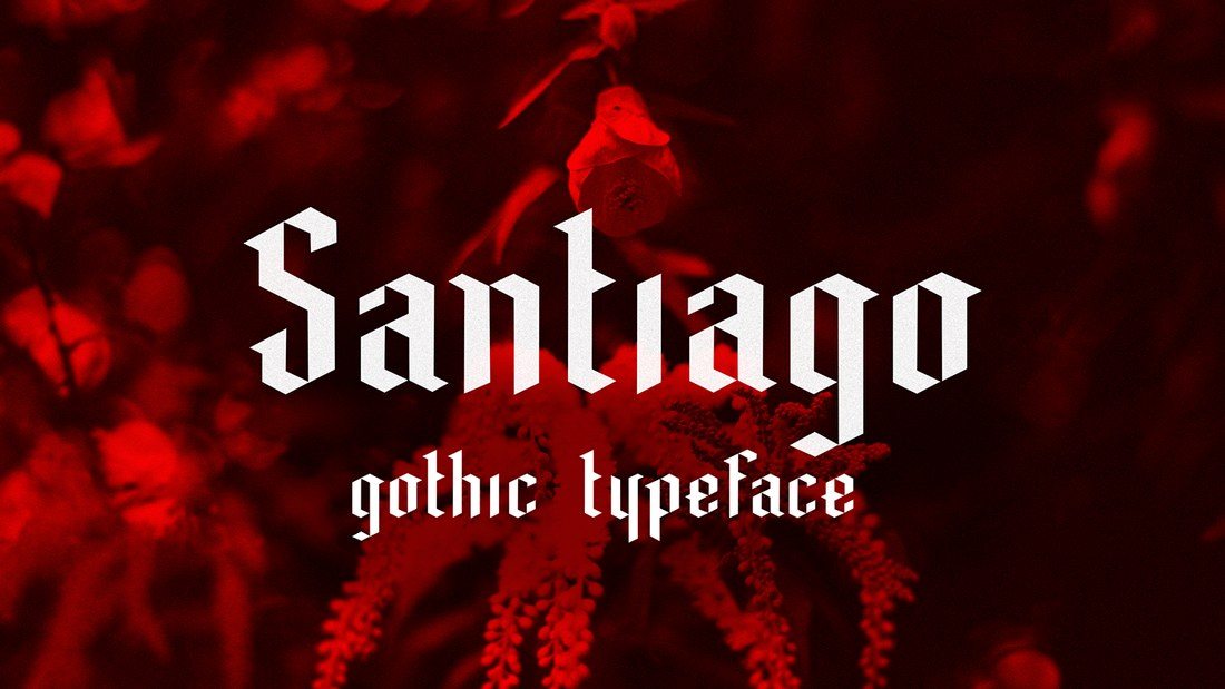 Santiago-Typeface 35+ Best Blackletter Fonts design tips 