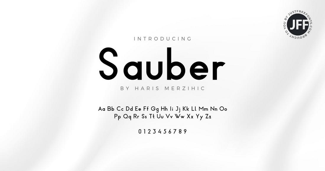 Sauber - Free Clean German Font