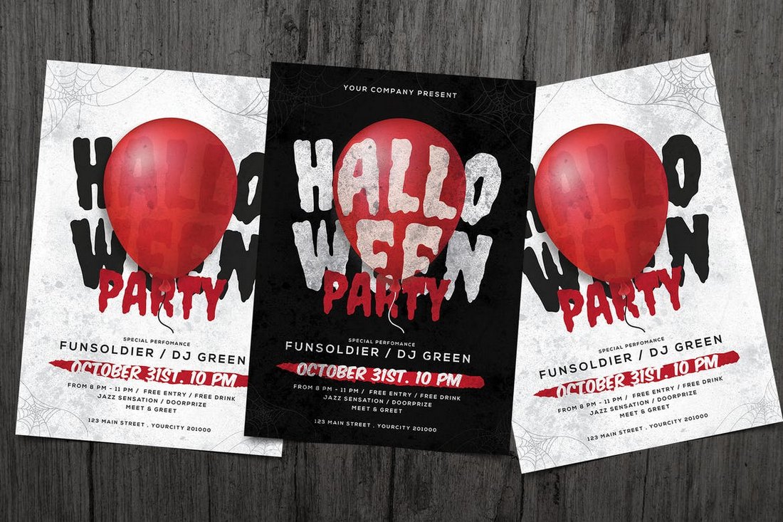 Scary-Halloween-Flyer-Template 20+ Halloween Flyer Templates design tips 