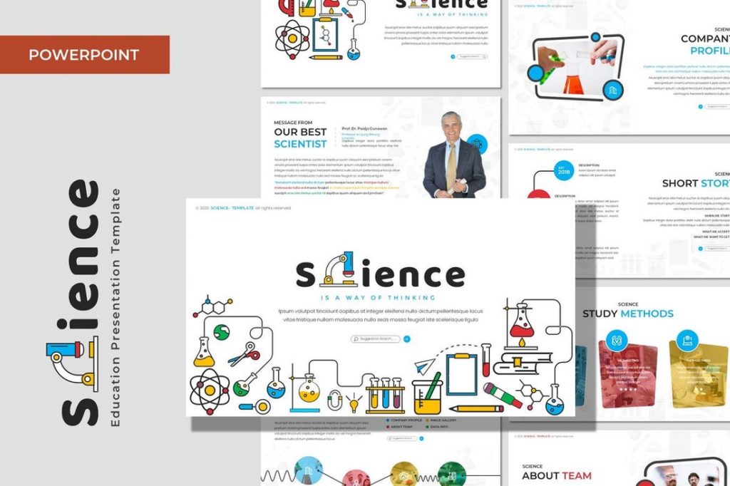 30+ Best Science & Technology PowerPoint Templates – Yes Web Designs