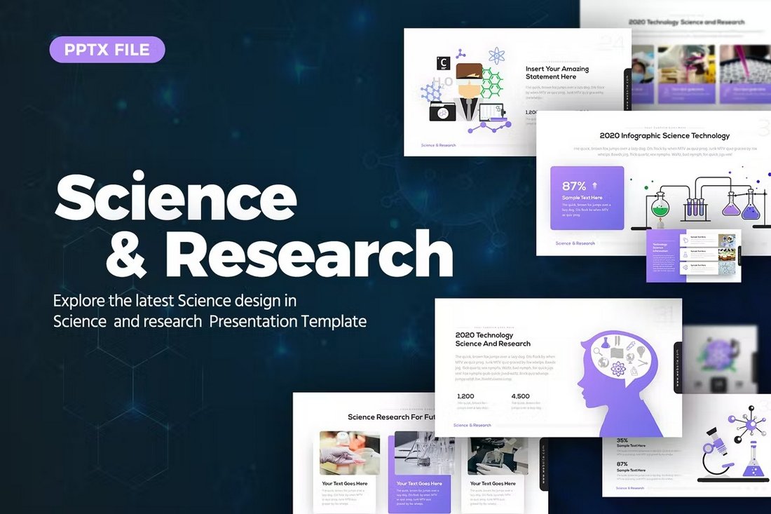 powerpoint templates research