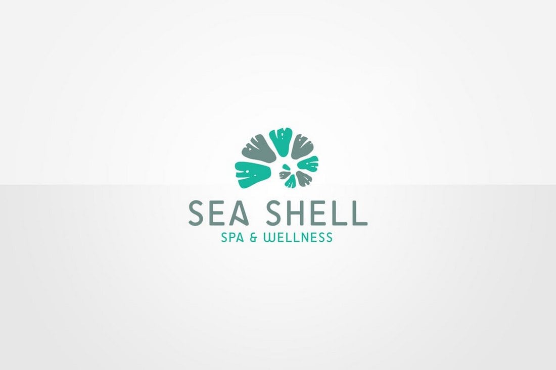 Seashell-Logo-Template 30 Best Photoshop Logo Templates (PSD) design tips 