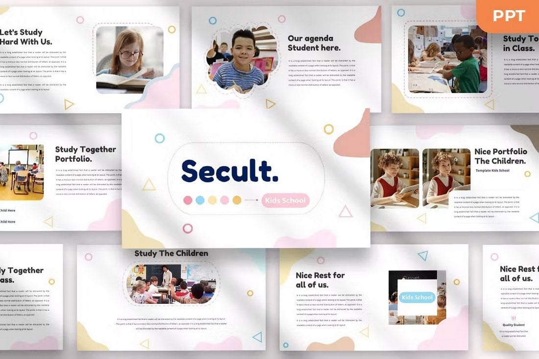 Secult - Educational Cute Powerpoint Template