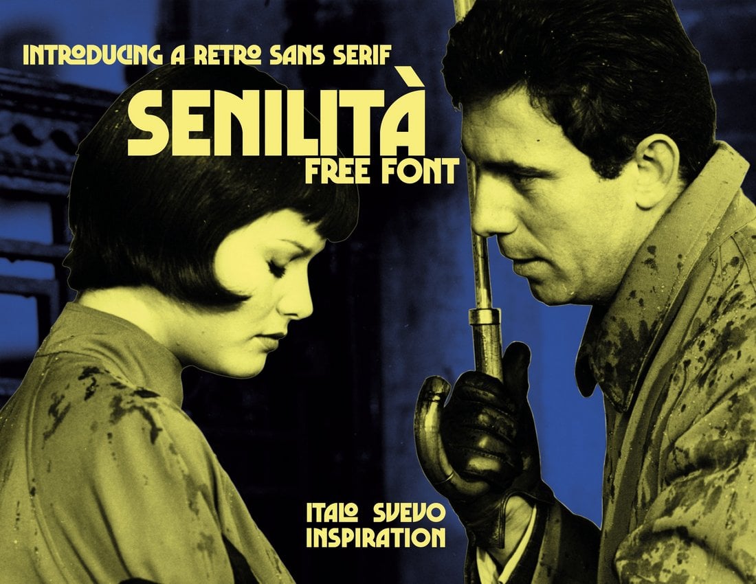 Senilità - Free Retro Italian Font