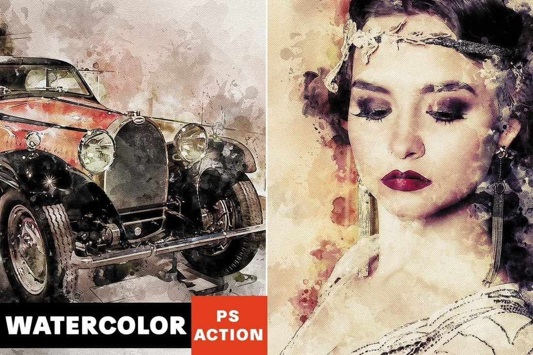 Sensation-Watercolor-Photoshop-Action 30+ Best Watercolor Photoshop Actions design tips 