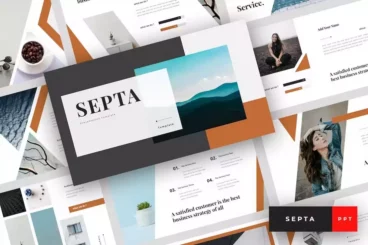 Septa Stylish Clean PowerPoint Template