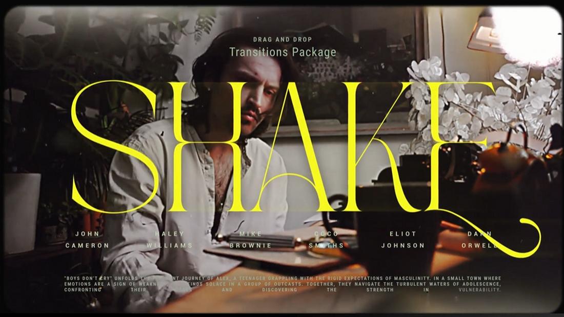 Shake Transitions for Davinci Resolve
