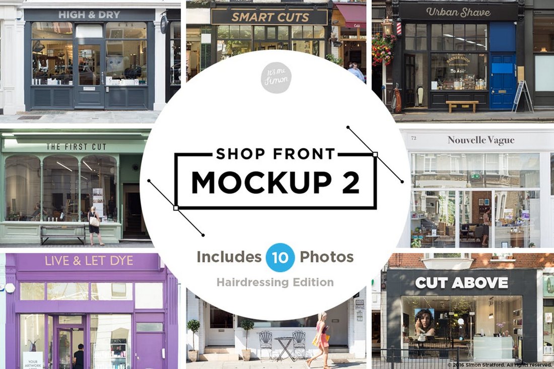 Shop Facade Sign Mockups