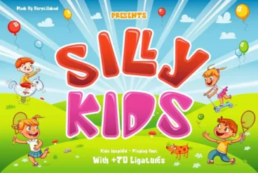 Silly Kids Fun Cartoon Font
