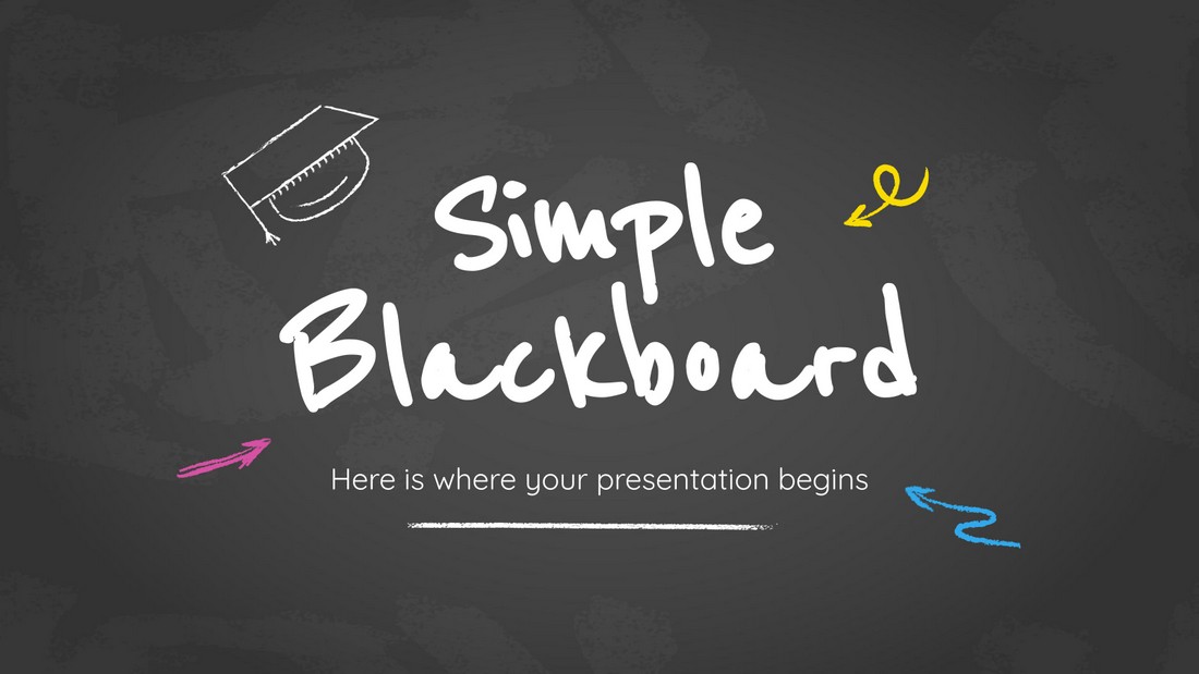 Simple-Blackboard-Free-Google-Slides-Theme 25+ Best Free Google Slides Themes & Templates 2020 design tips 