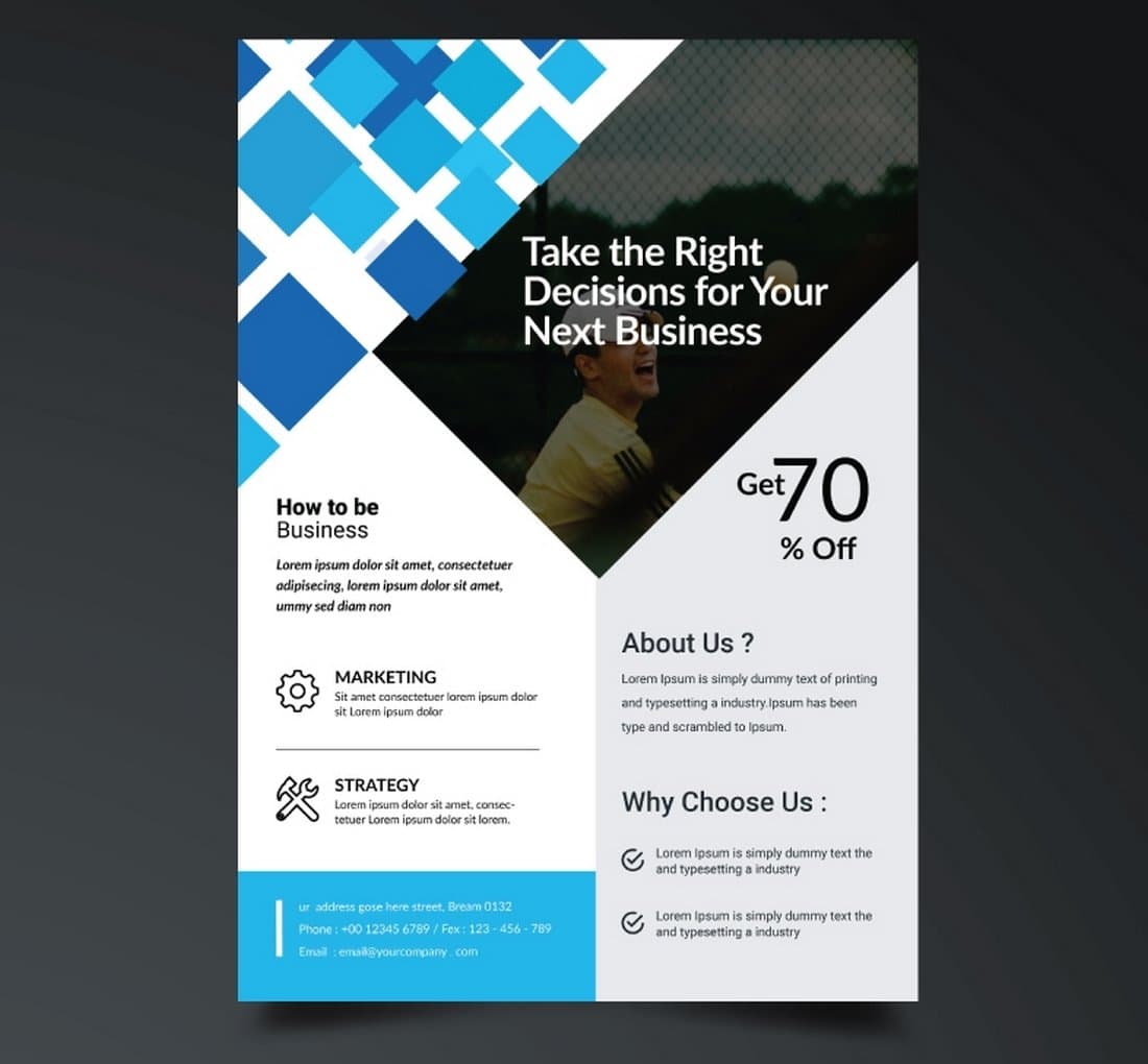 business event flyer template