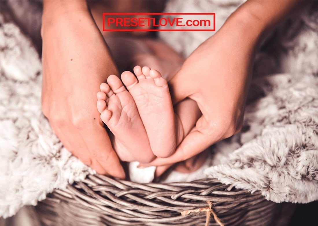 Simple Free Newborn Lightroom Preset