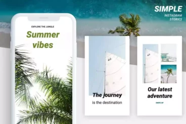 Simple Instagram Story Templates