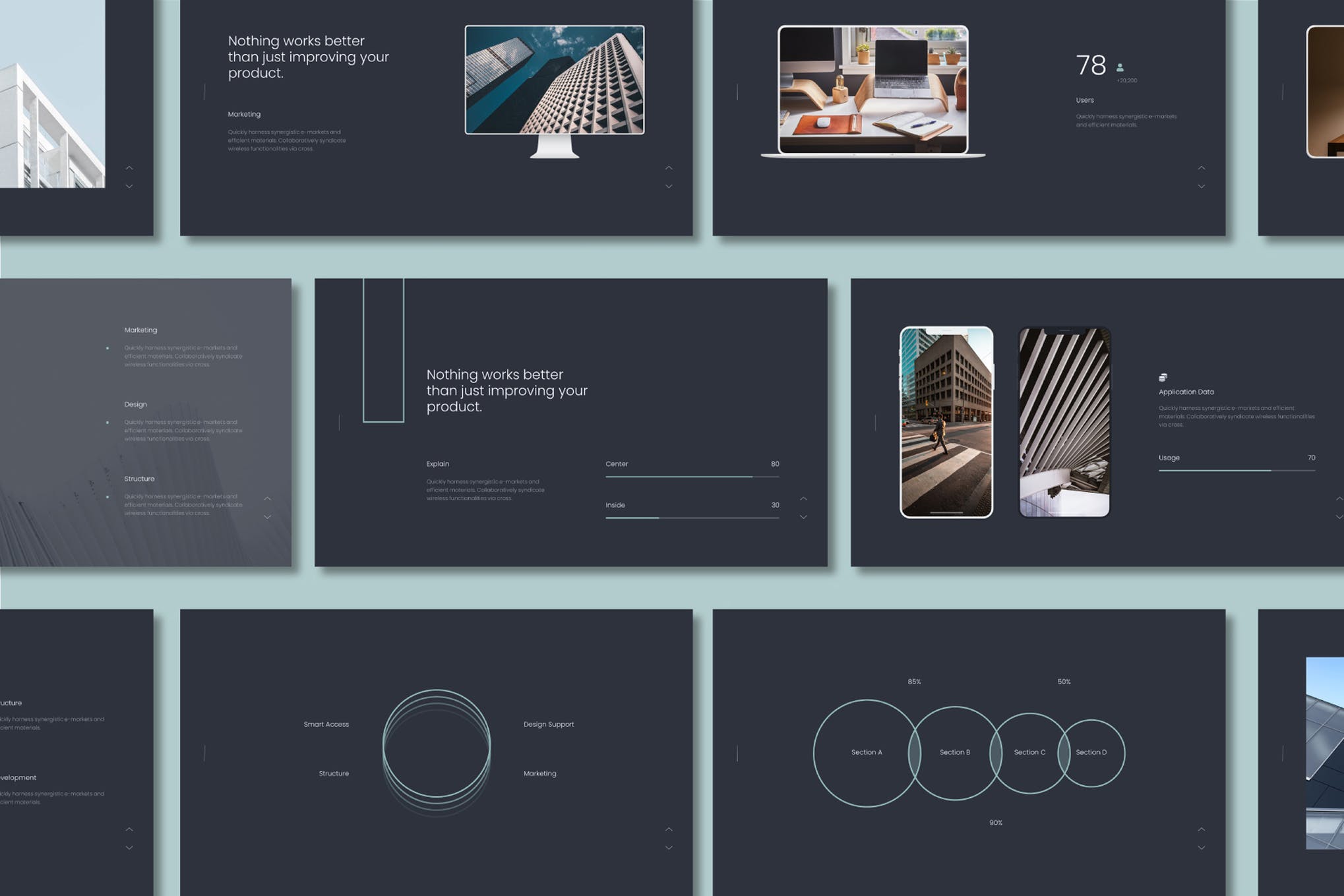 simple presentation powerpoint template