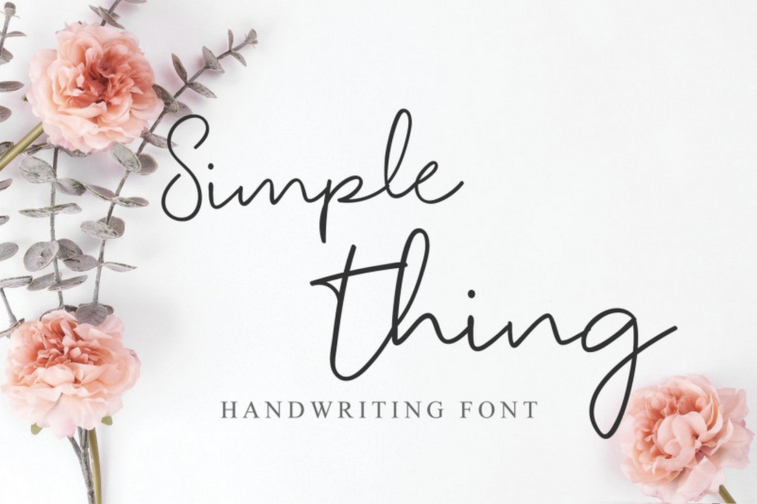 Simple-Thing-Free-Handwriting-Font 25+ Best Friendly & Simple Fonts in 2022 (Free & Premium) design tips 