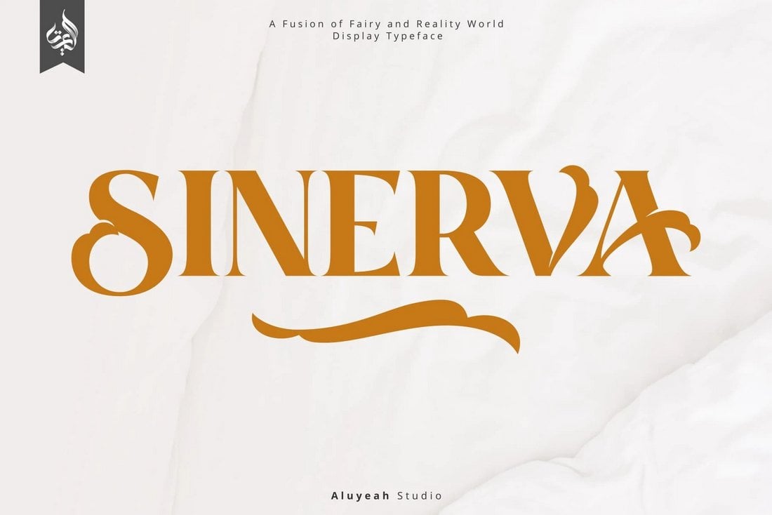 Sinerva-Free-Luxury-Font 25+ Best Luxury & Elegant Fonts in 2022 (Free & Pro) design tips 