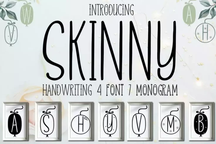 View Information about Skinny Creative Handwriting Fonts