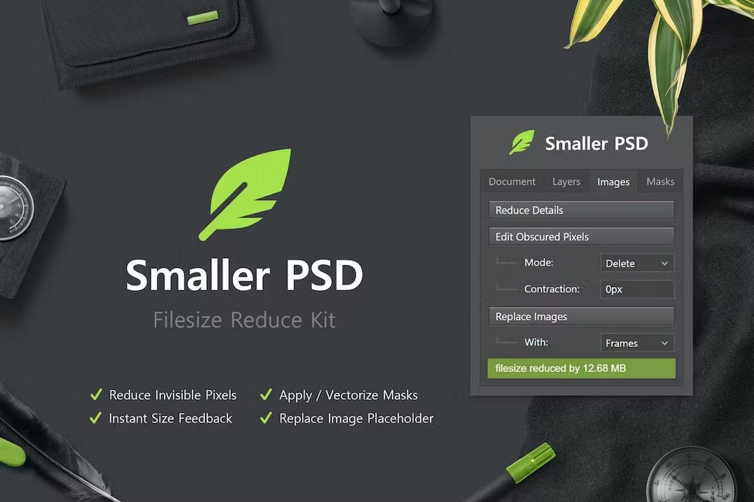 Smaller PSD - Filesize Reduce Plugin for Photoshop