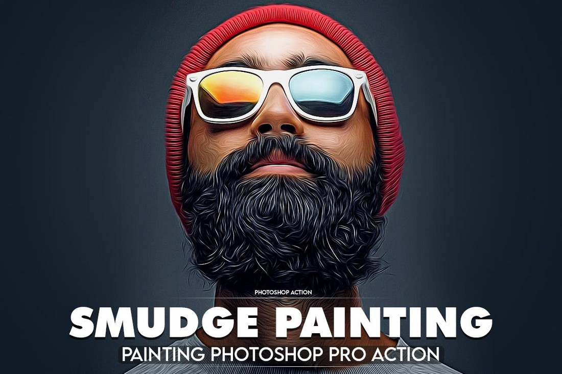 Smudge Painting Photoshop Action