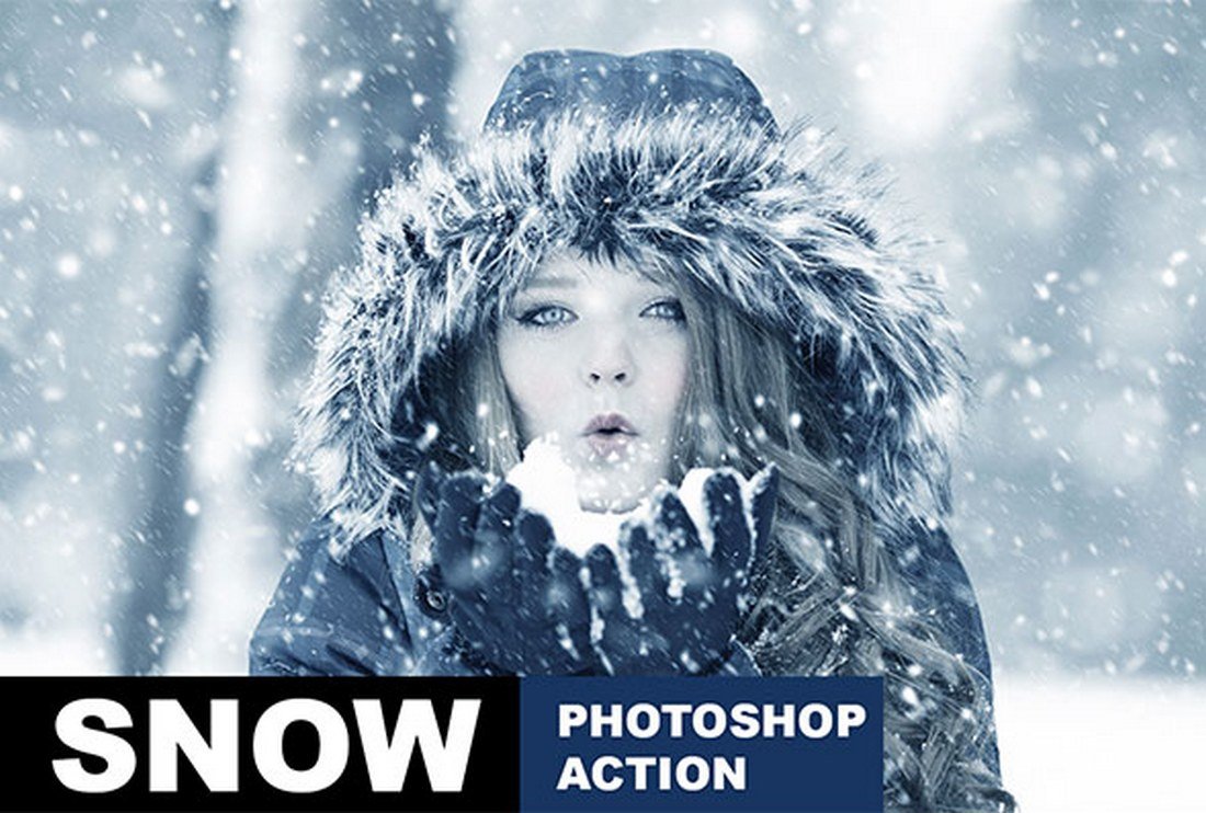 Snow Effect Photoshop Action