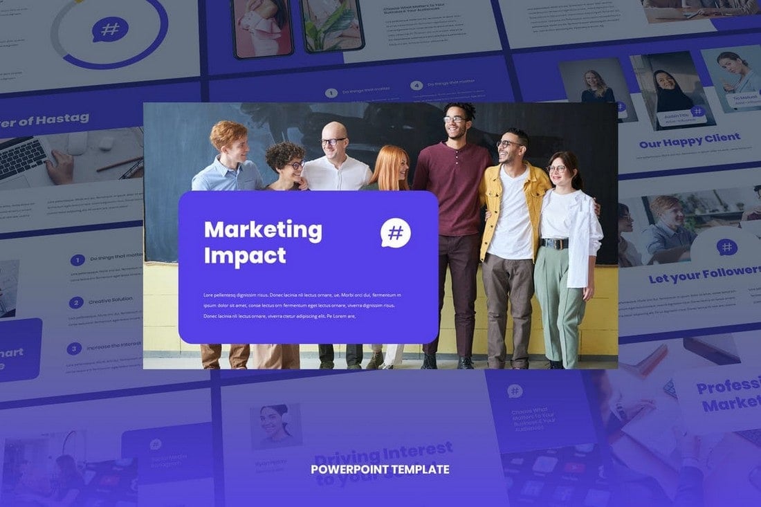 Socia - Digital Marketing Pitch Deck Powerpoint Template
