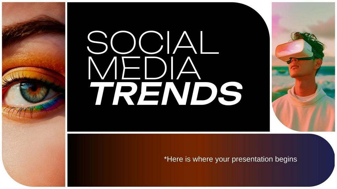 Social Media Trends - Free Professional PowerPoint Template