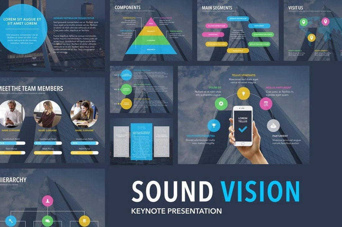 Sound-Vision-Keynote-Template 50+ Best Keynote Templates of 2020 design tips Inspiration|keynote|powerpoint|presentation 