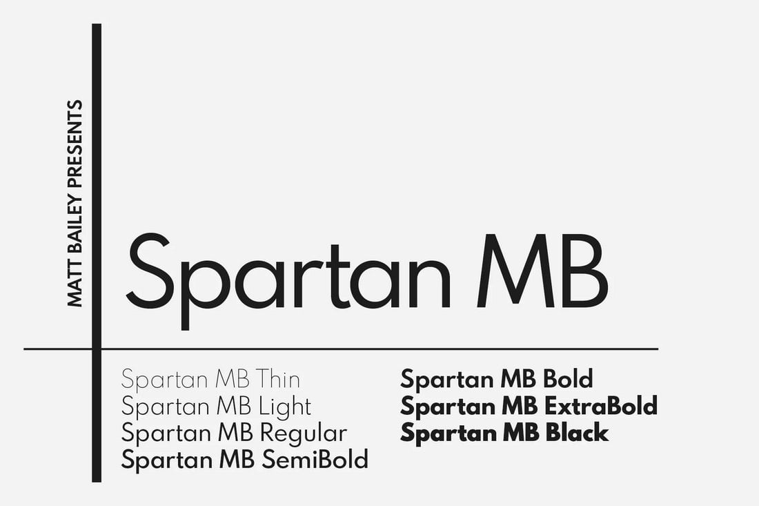 Spartan MB - Free Modern Legal Fonts