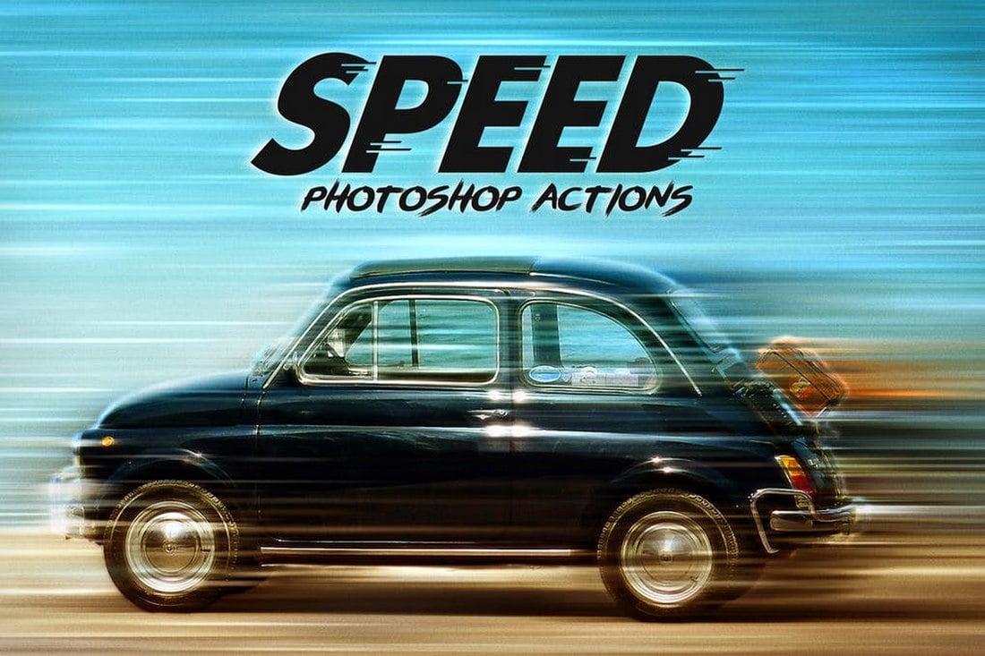 Speed-Photoshop-Actions-1 20+ Best Photoshop Filters + Plugins 2020 (+ How to Use Them) design tips 