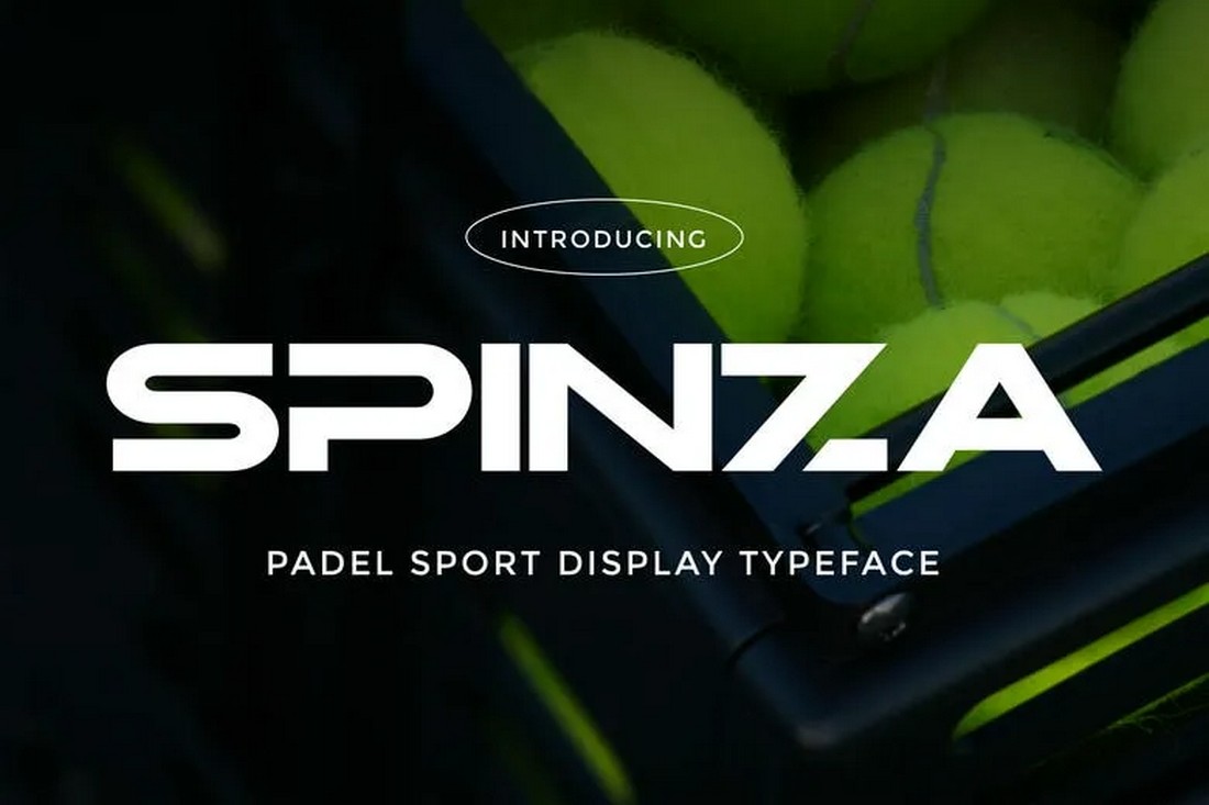 Spinza - Free Dynamic Display Font