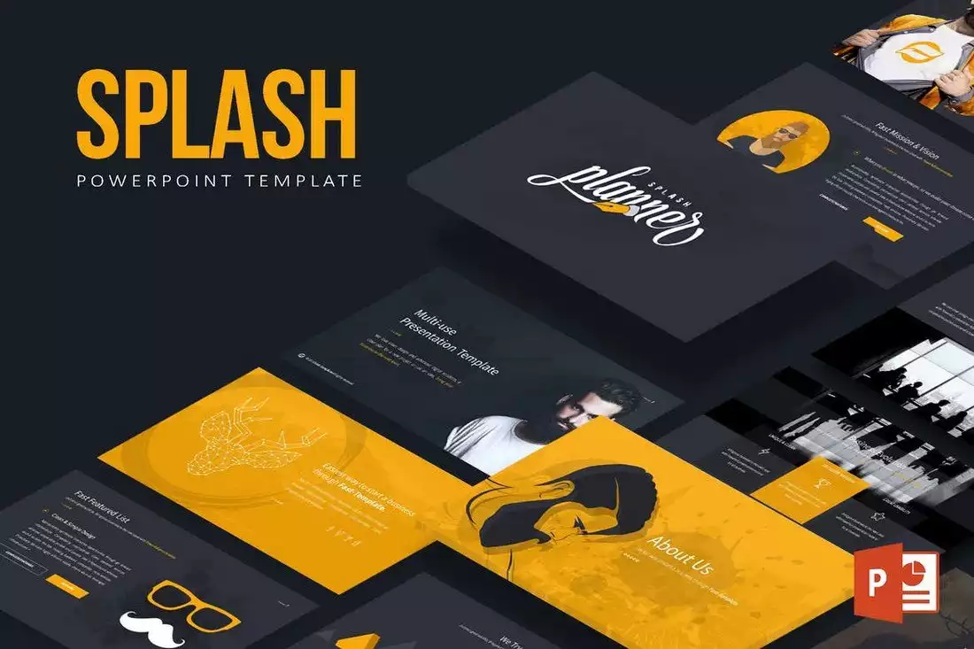 Splash PowerPoint Template | Design Shack