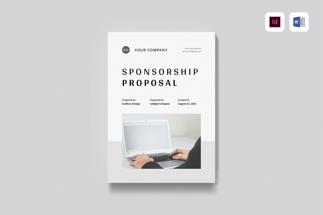 Sponsorship Proposal for MS Word & Indesign