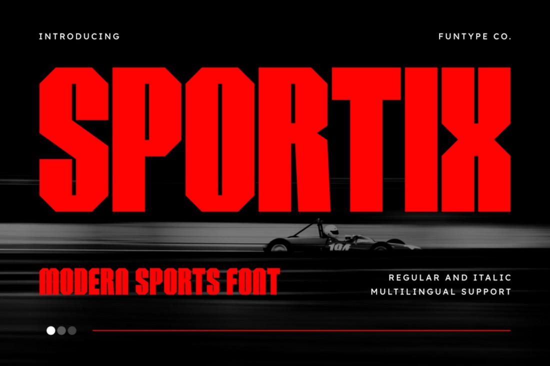 Sportix - Free Aggressive Fonts