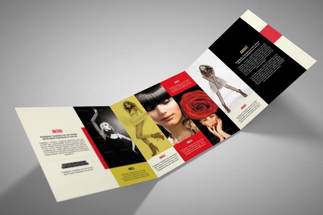 Square-Trifold-Brochure 20+ Best Tri-Fold Brochure Templates (Word & InDesign) design tips