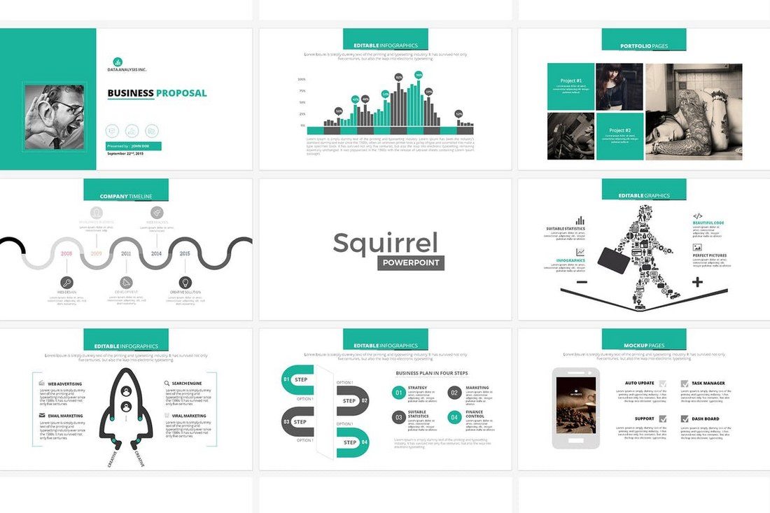 minimal presentation templates free