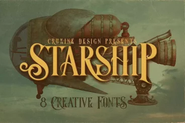 Starship Creative Font Family