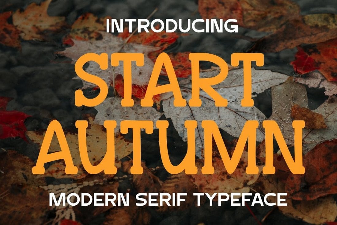 Start Autumn - Playful Fall Font