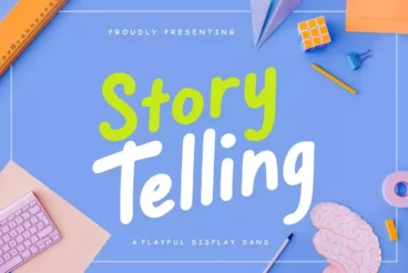 Story Telling Fun Condensed Font