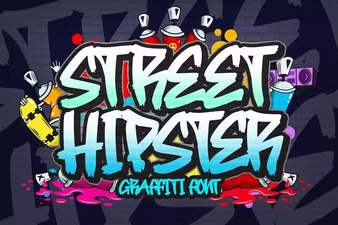 Street Hipster Font | Design Shack, image size:1100x733