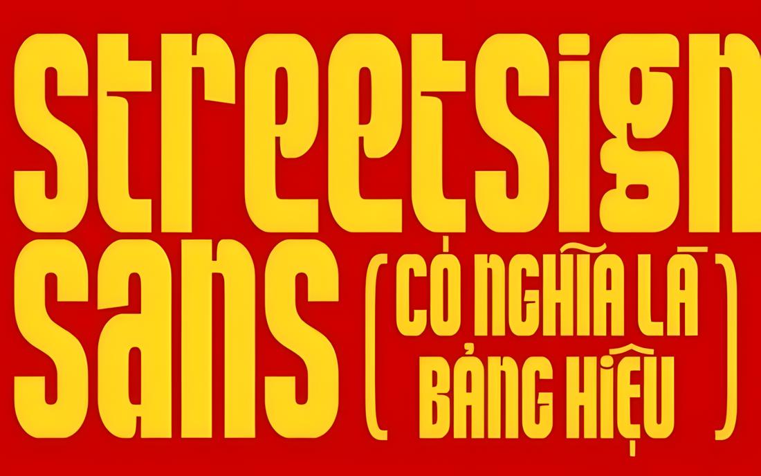 StreetSign - Free Display Font