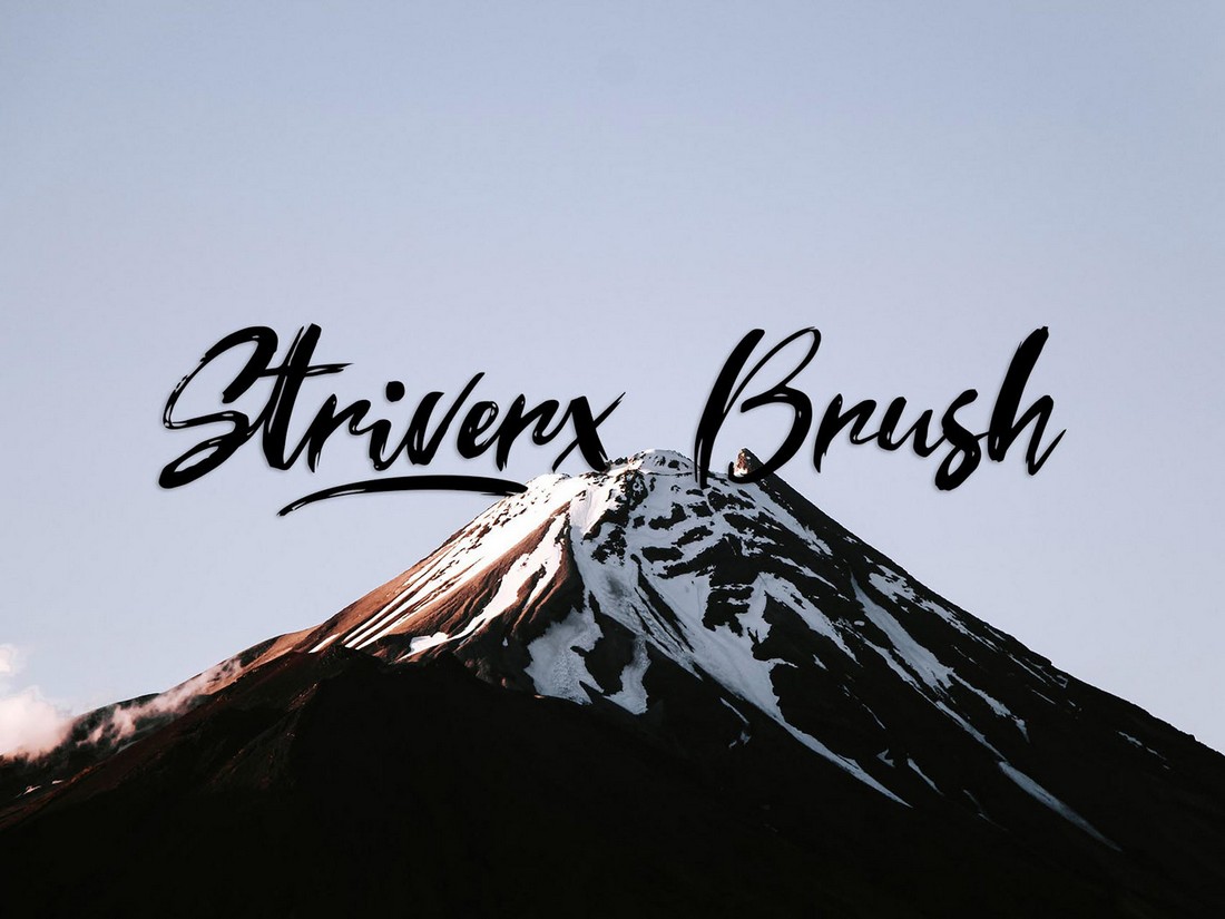 Striverx - Brush Script Free Font