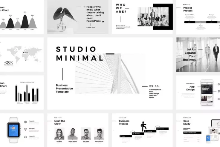 View Information about Studio Minimal Presentation Template