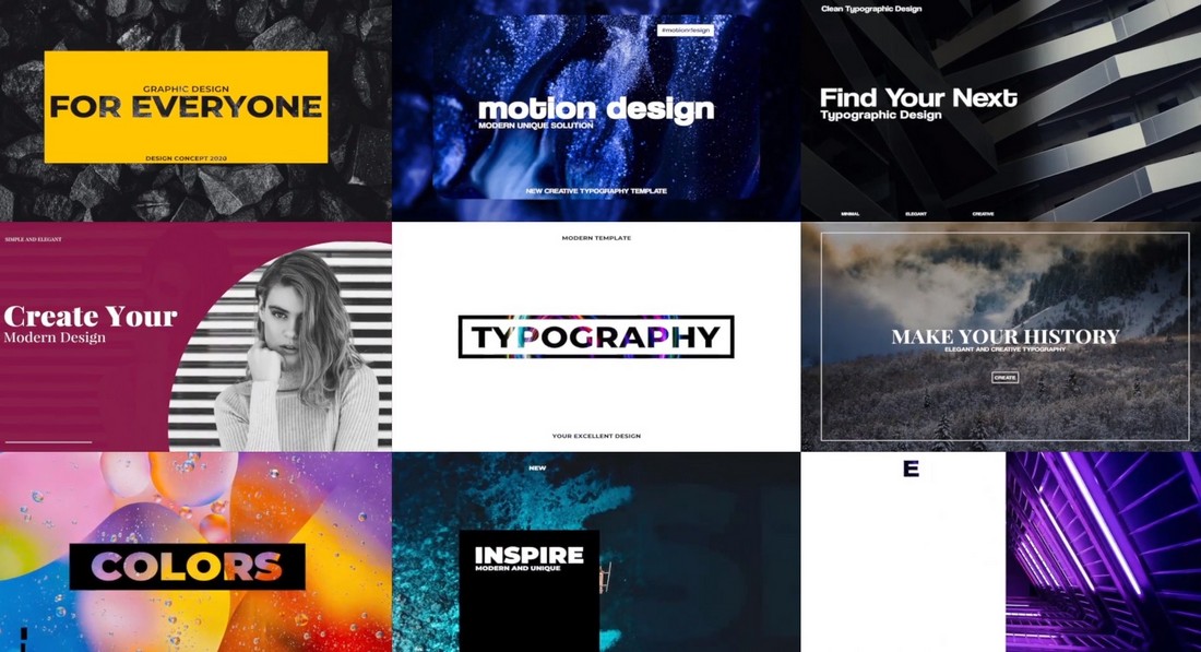 Stylish Typography - Final Cut Pro Title Templates