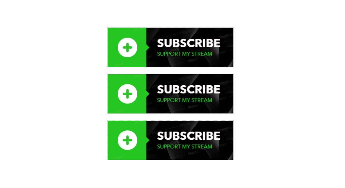 Subscribe - Twitch Panel Template