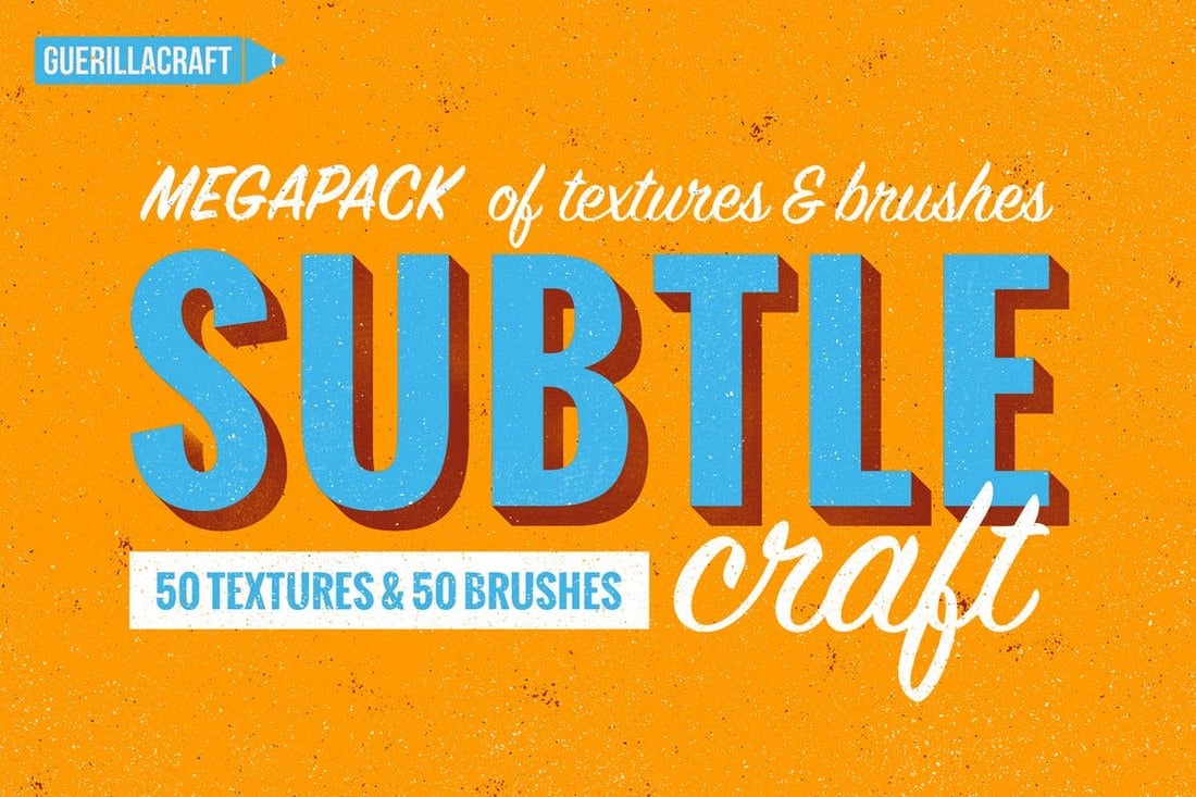 Subtlecraft-Textures-and-50-Brushes 30 Best Photoshop Brushes of 2018 design tips 