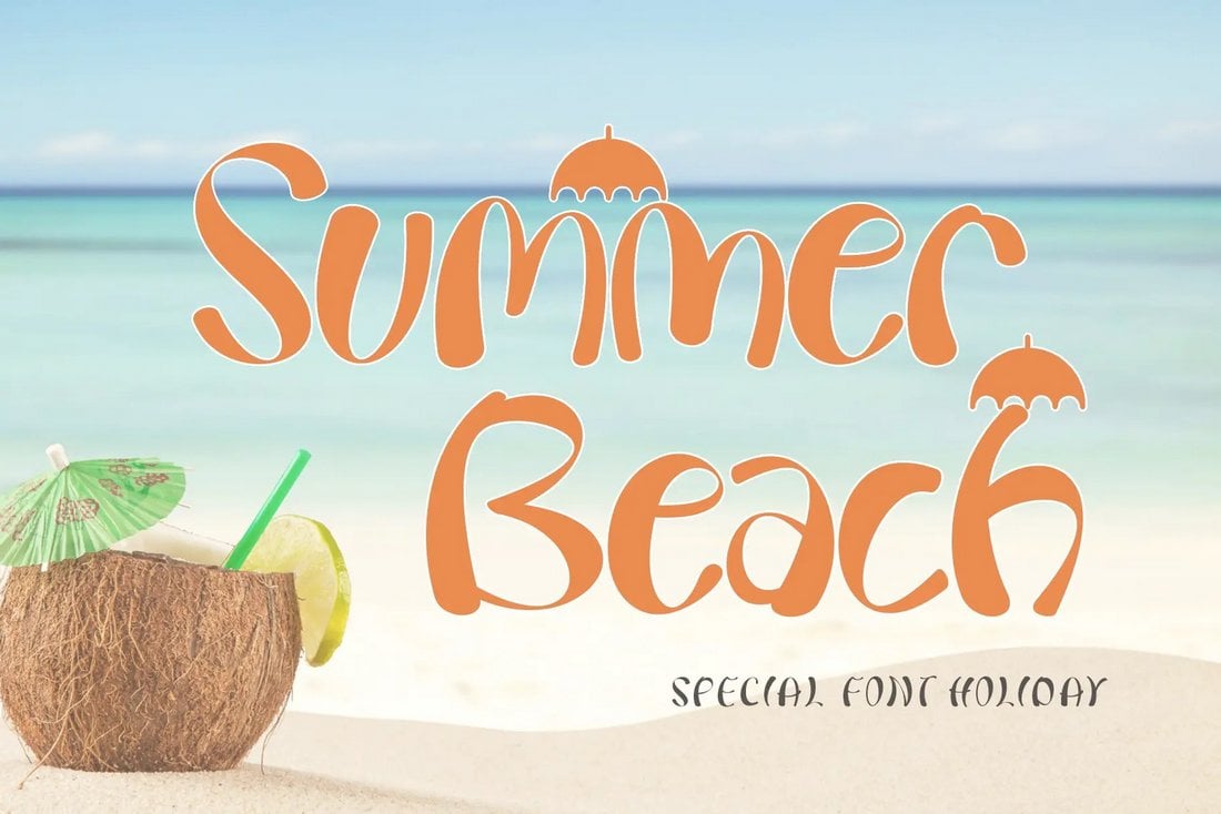 Summer Beach - Free Holiday Font