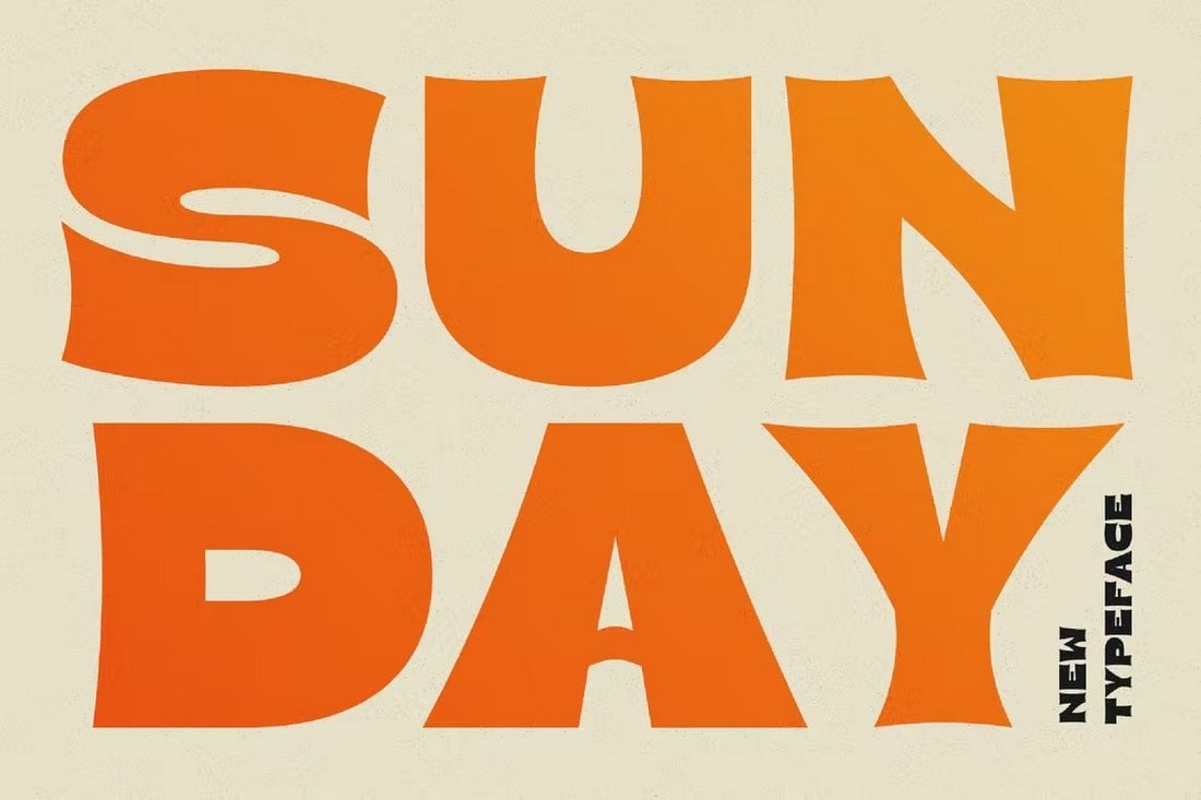 Sunday - Bold & Beautiful Thick Font
